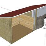 Custom Run-In Shed/small barn for County Vocational School